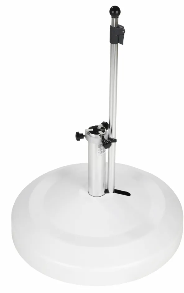 Schirmst�nder LIRO �Midi 60S Kunststoff wei߻ flexible Klemmung, Schirmfu�